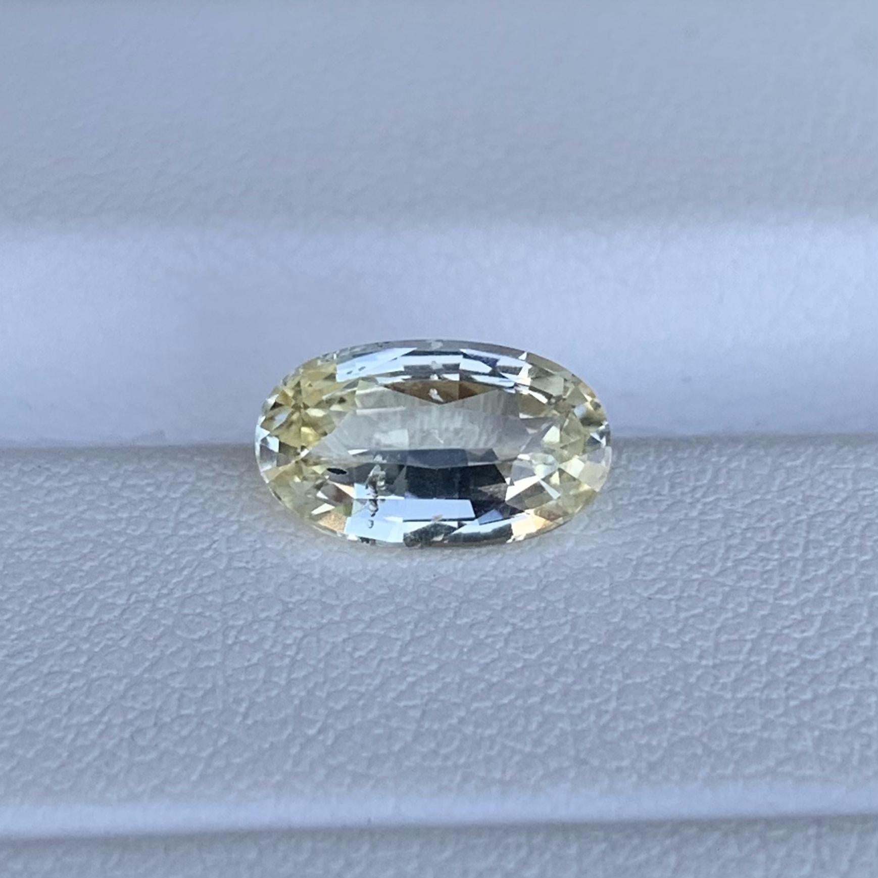 Natural Tiffany Yellow Sapphire 2.22ct - (UH) - Baza Boutique
