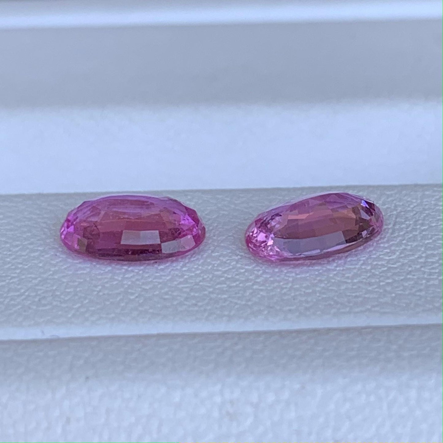 Natural Pink Sapphire Pair 2.23ct- (UH)