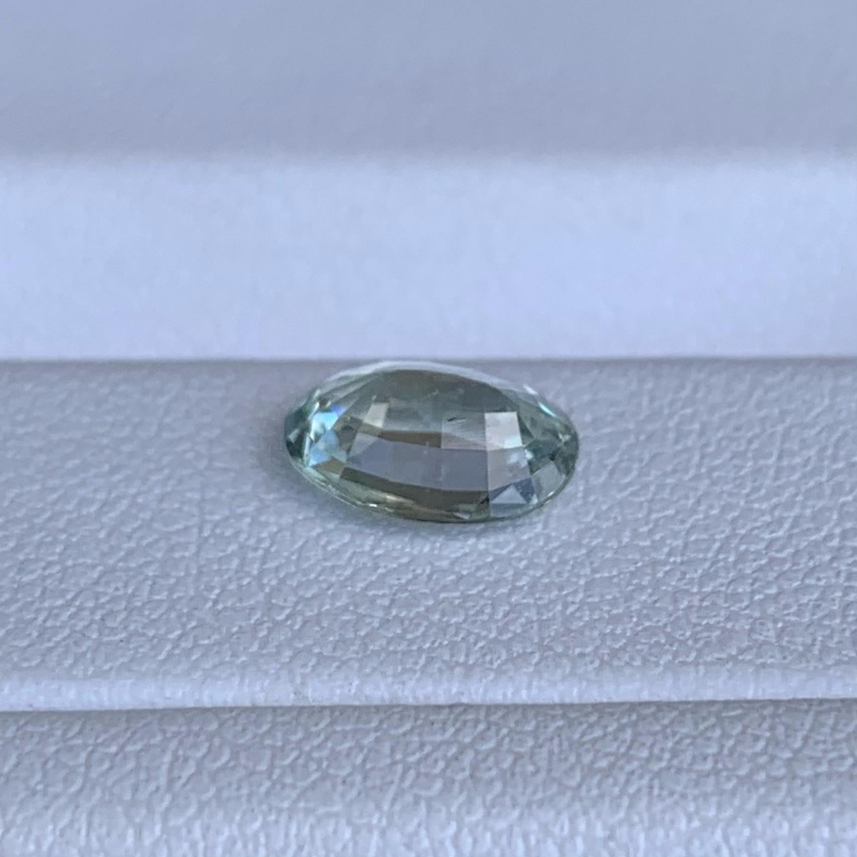 Mint Green Sapphire 1.68ct (UH) - Baza Boutique