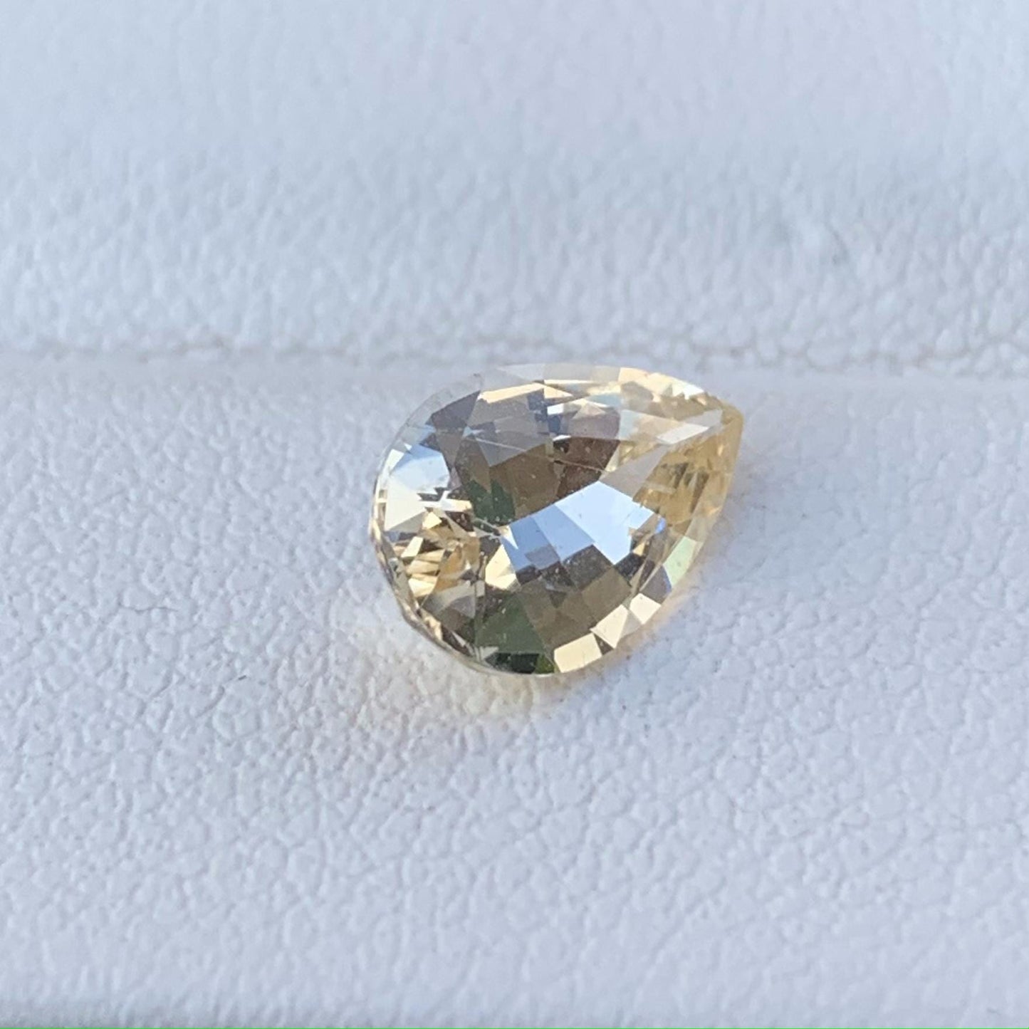 Pear Cut Peach Sapphire 1.64ct (H)