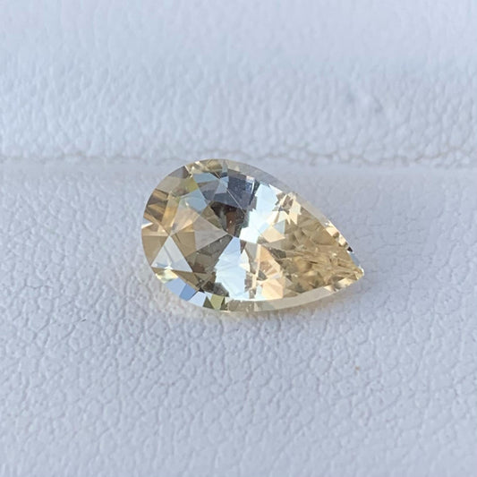 Pear Cut Peach Sapphire 1.64ct (H)