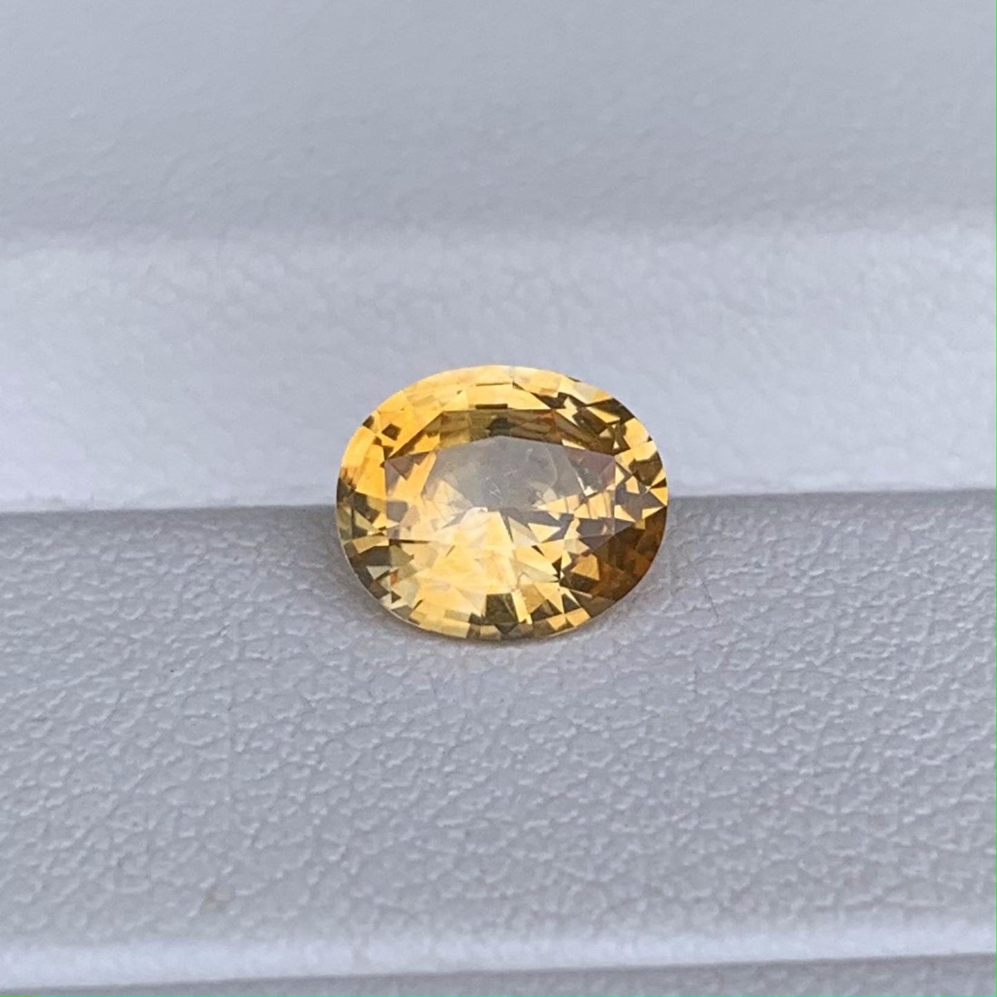Natural Bright Yellow Sapphire 1.51ct Heated  Loose Gemstone - Baza Boutique