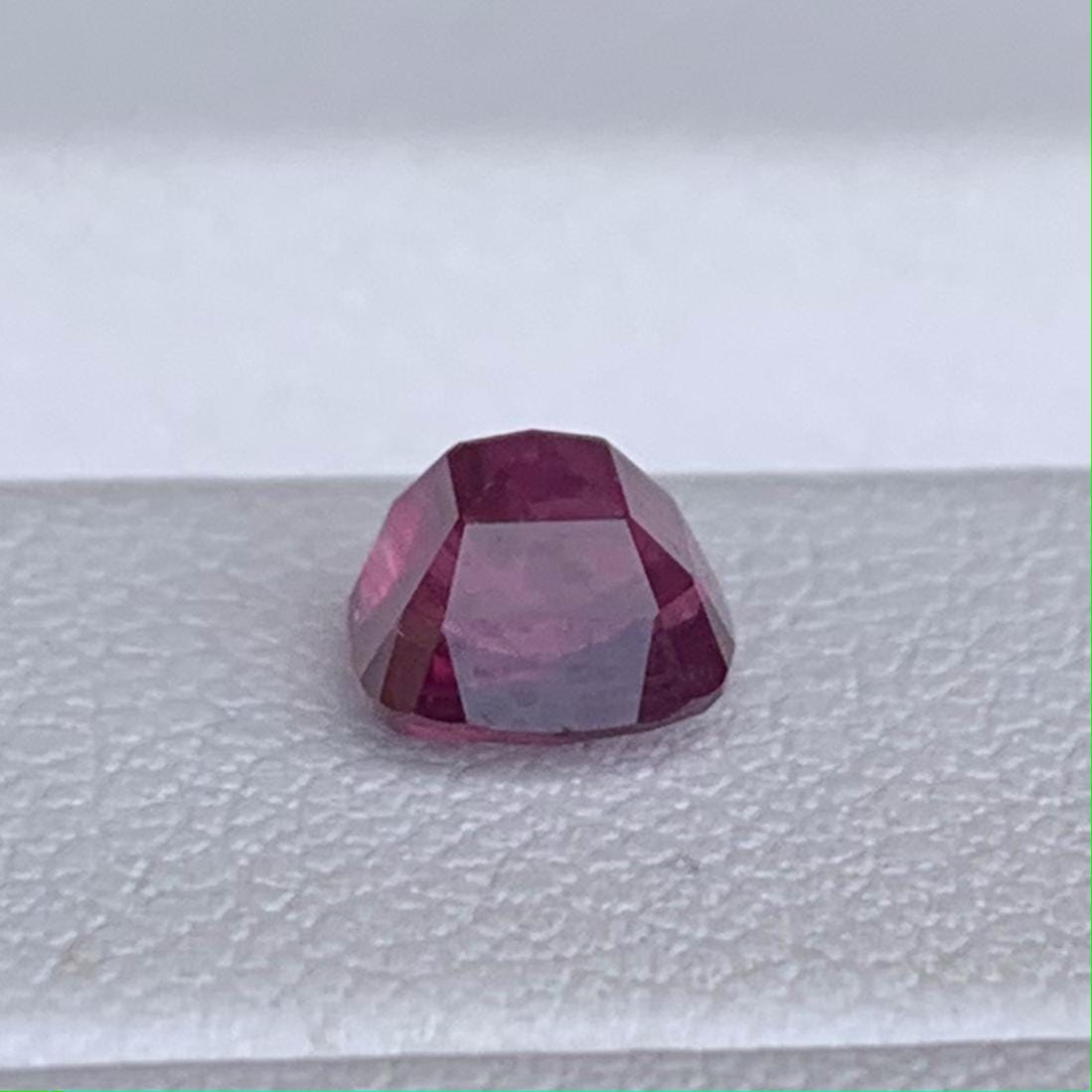 Natural Pinkish Red Cushion Cut Ruby 1.08ct - (UH) - Baza Boutique