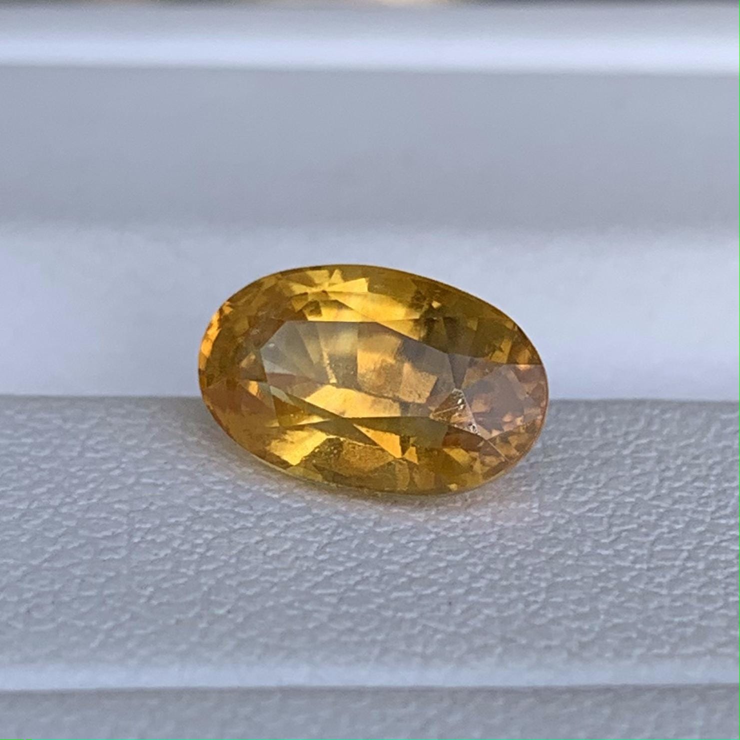 Natural Fiery Yellow Sapphire 2.77ct (H) - Baza Boutique