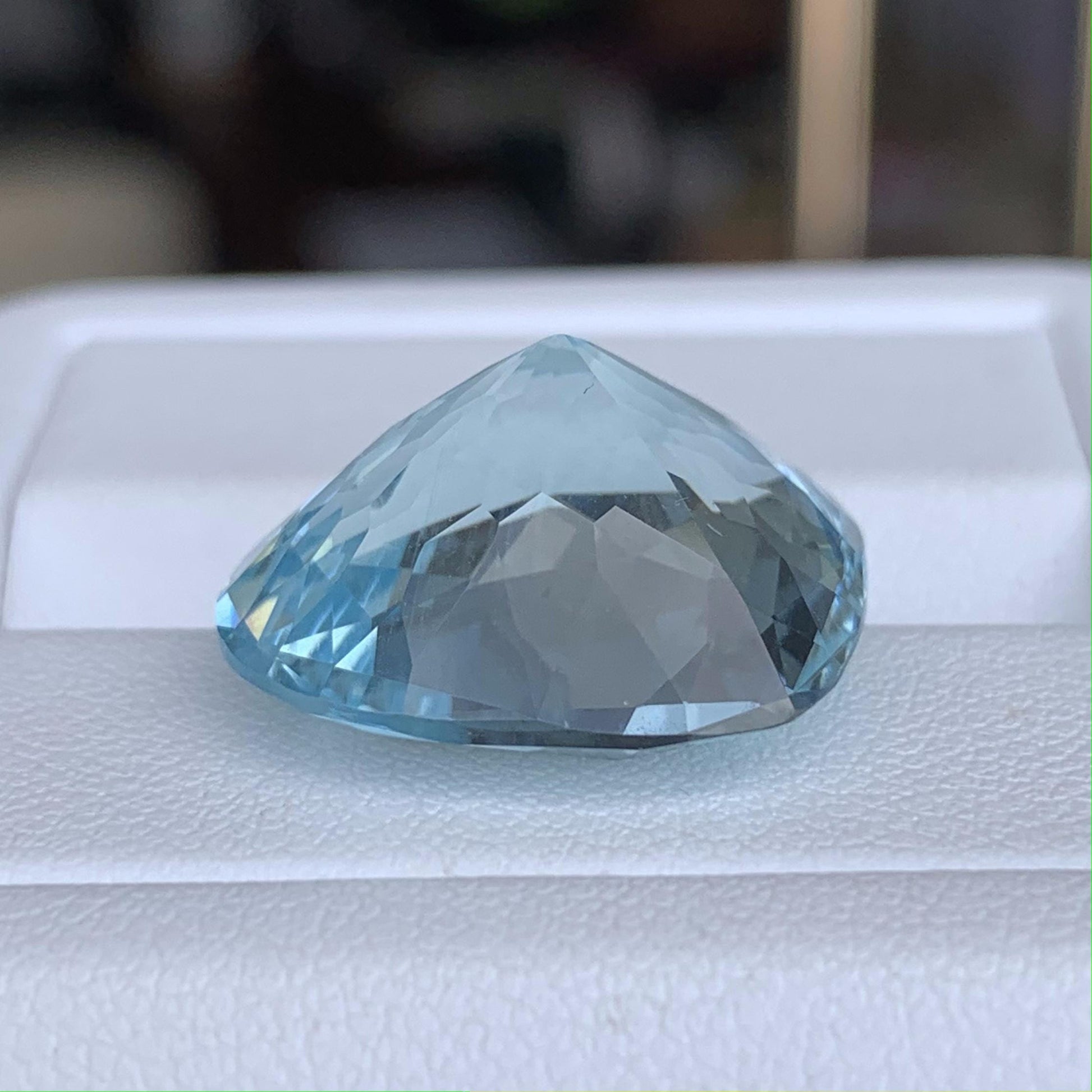 Natural 19.04 Carat Aquamarine Heart Shaped Gemstone from Ceylon - (UH) - Baza Boutique