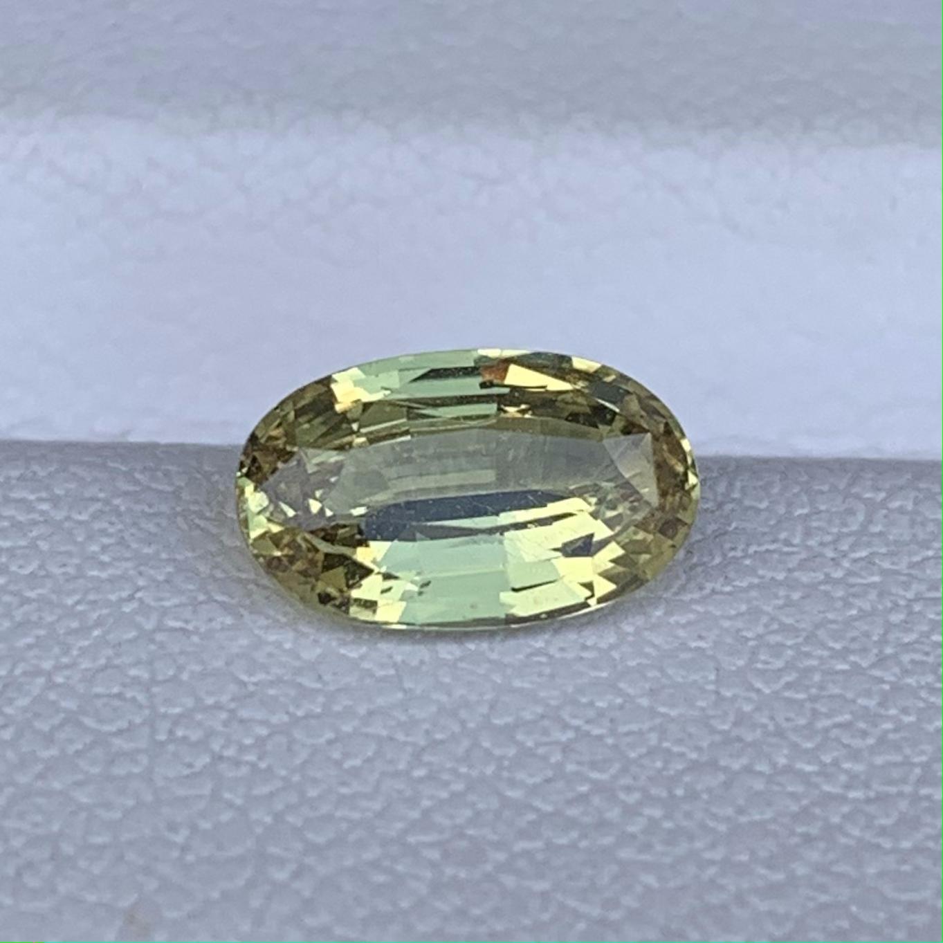 Natural Lemon Yellow Sapphire 1.56ct - (UH) - Baza Boutique