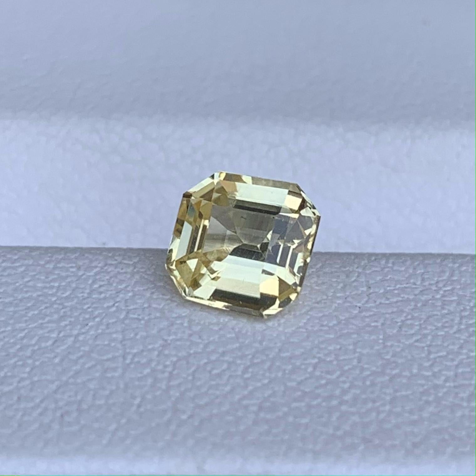 Natural Yellow Sapphire 1.27ct (UH) - Baza Boutique