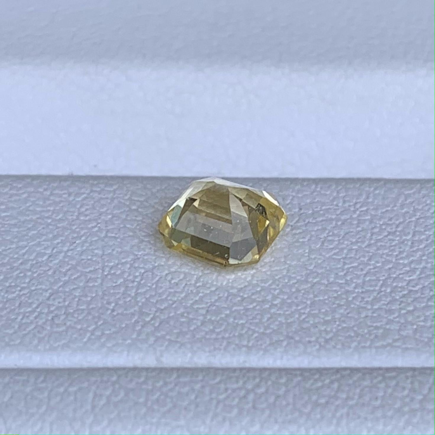 Natural Yellow Sapphire 1.27ct (UH) - Baza Boutique