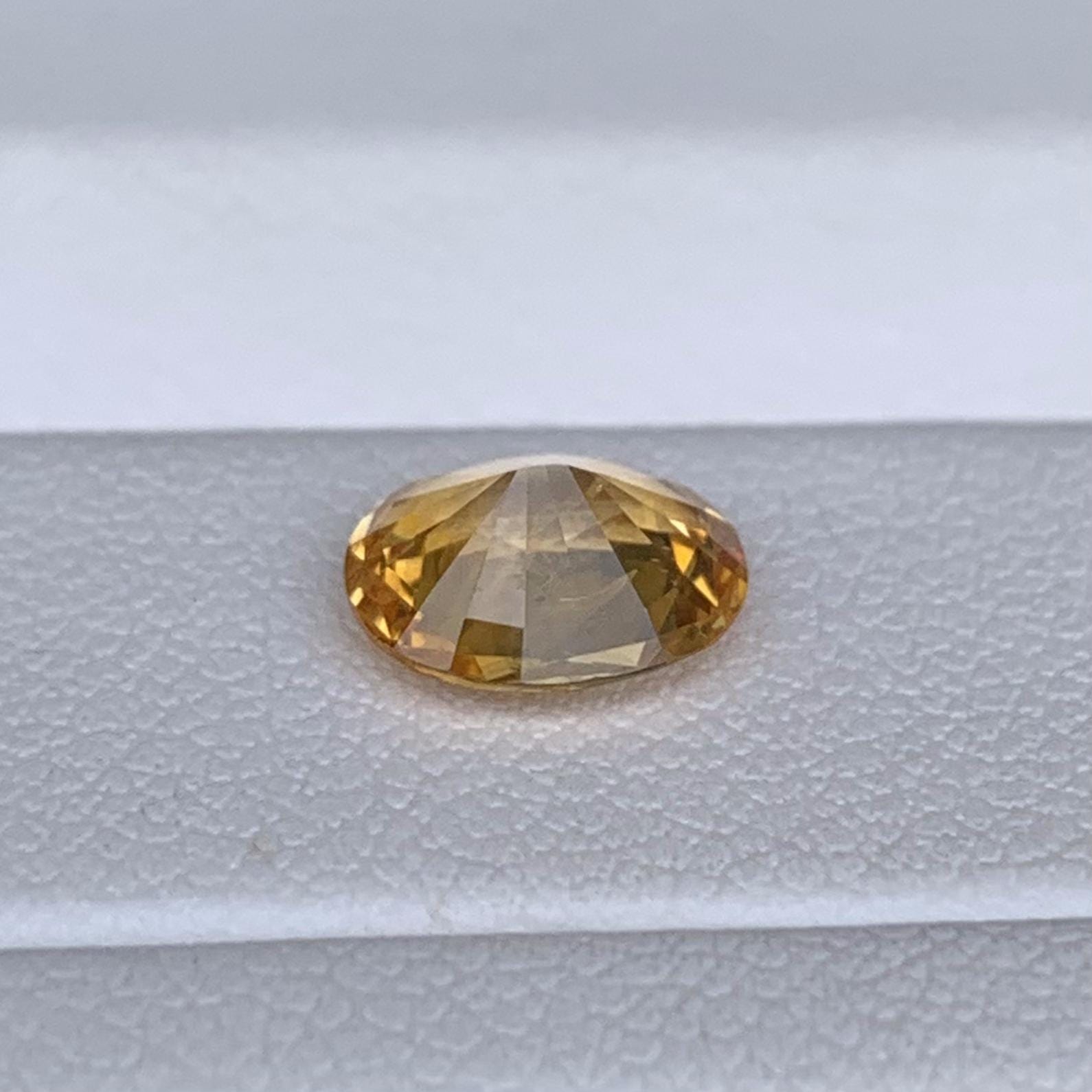 Natural Bright Yellow Sapphire 1.51ct Heated  Loose Gemstone - Baza Boutique