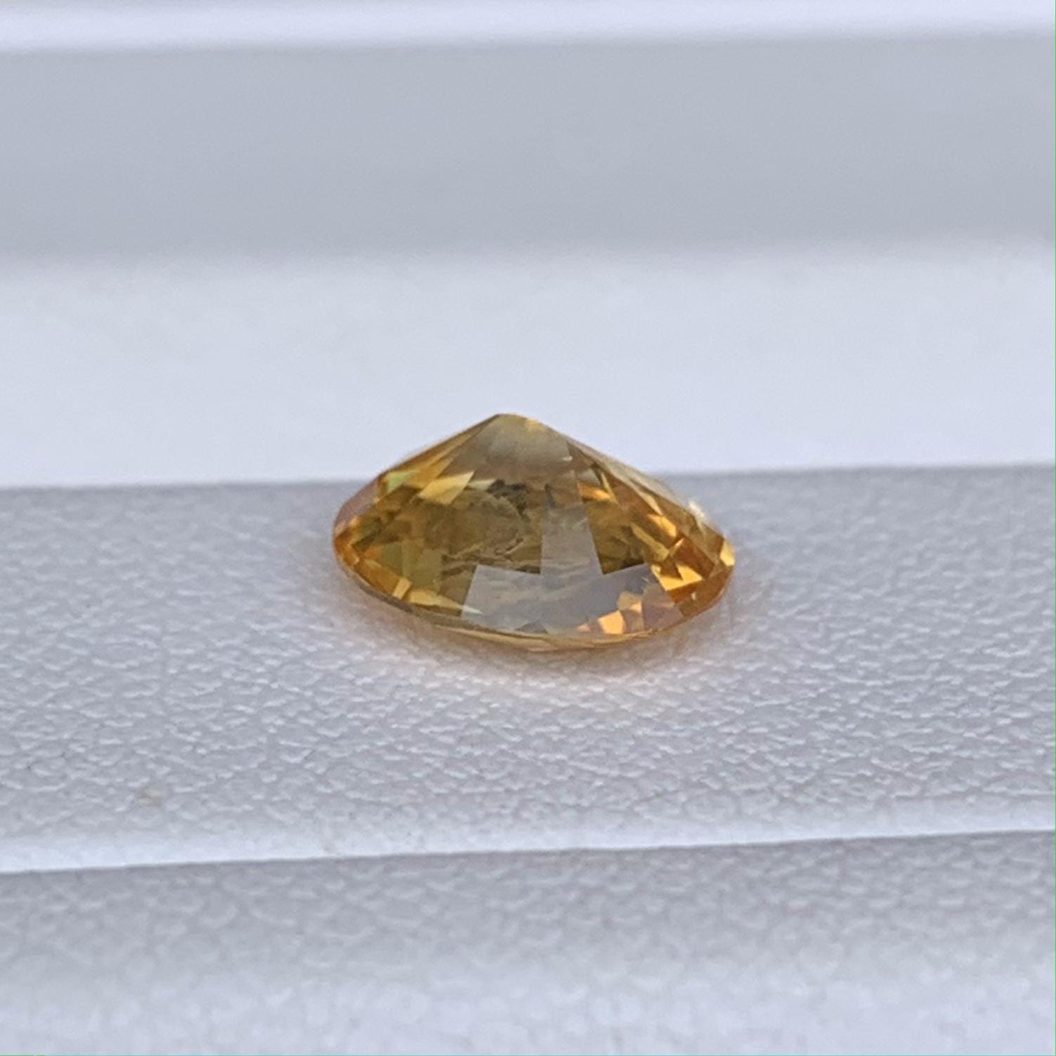 Natural Bright Yellow Sapphire 1.51ct Heated  Loose Gemstone - Baza Boutique