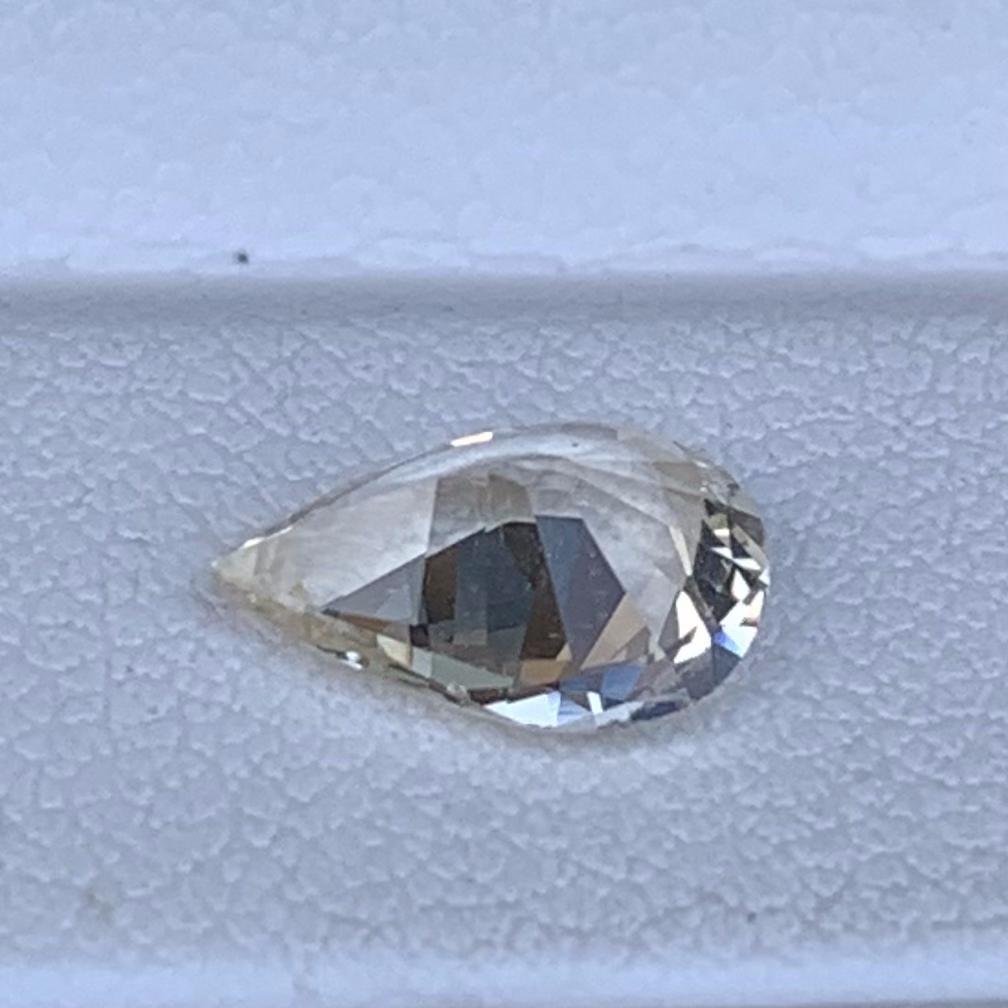 Natural Pear Cut Yellow Sapphire 1.32ct - (H) - Baza Boutique