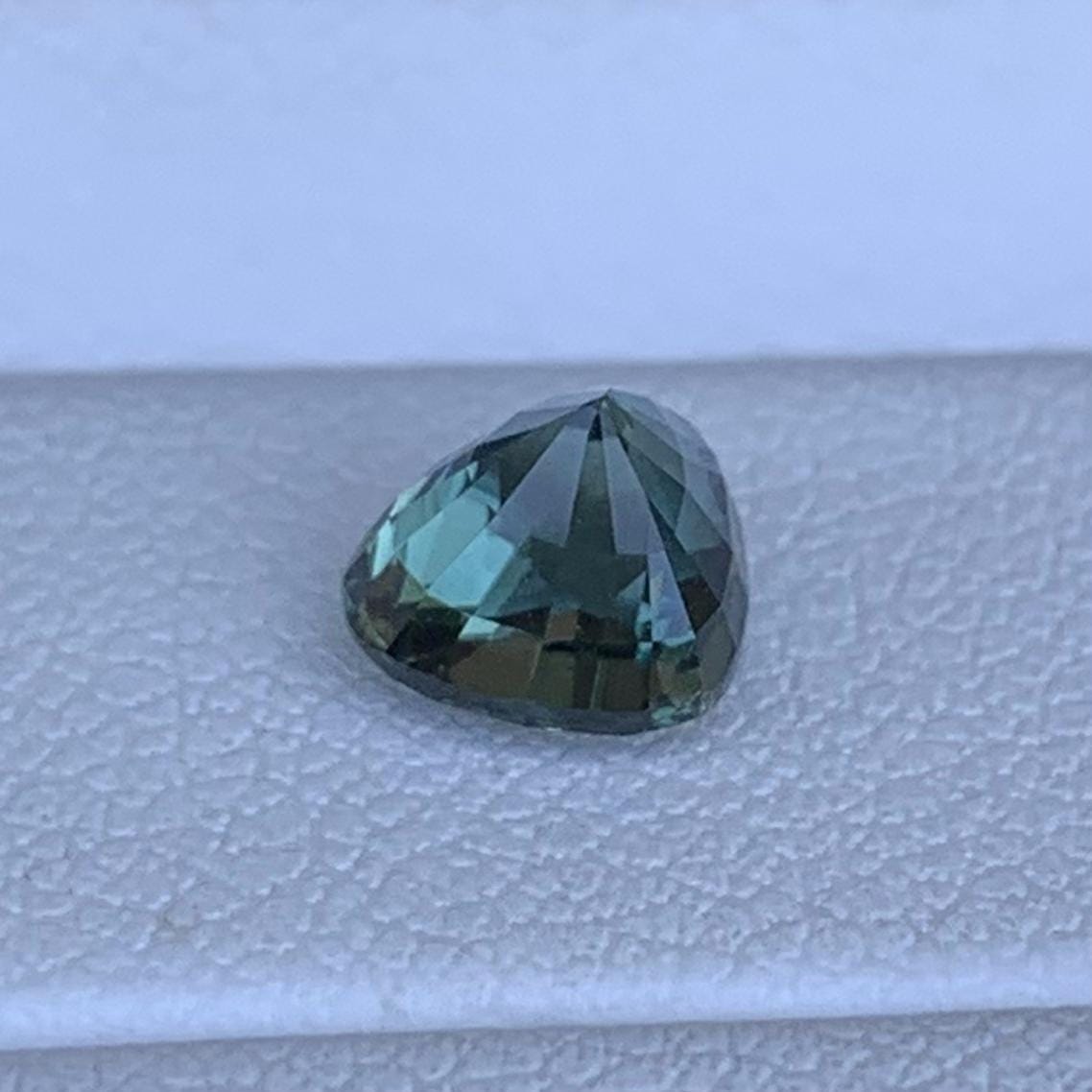 Natural Heart Shaped Peacock Teal Sapphire 1.56ct - (UH) - Baza Boutique