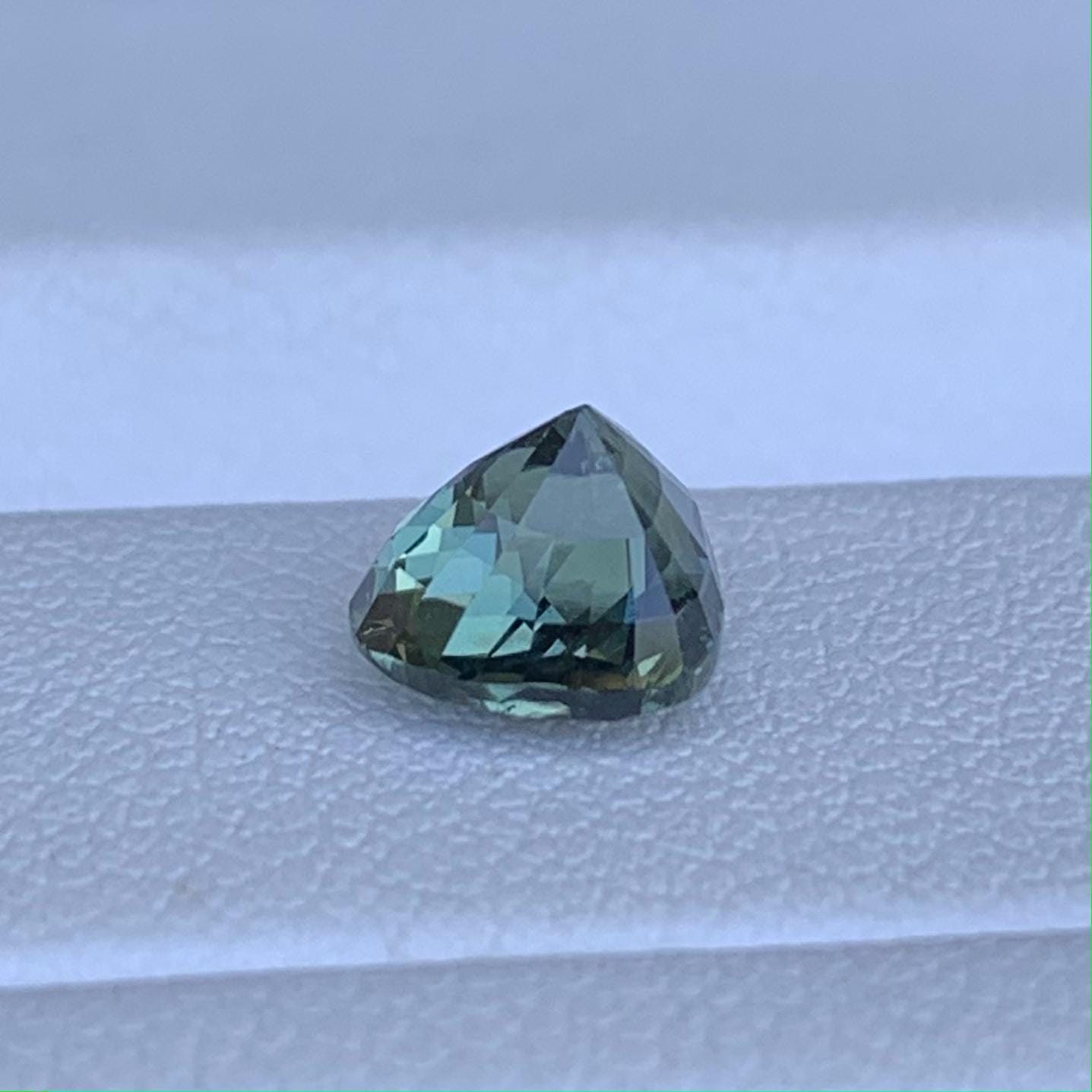 Natural Heart Shaped Peacock Teal Sapphire 1.56ct - (UH) - Baza Boutique