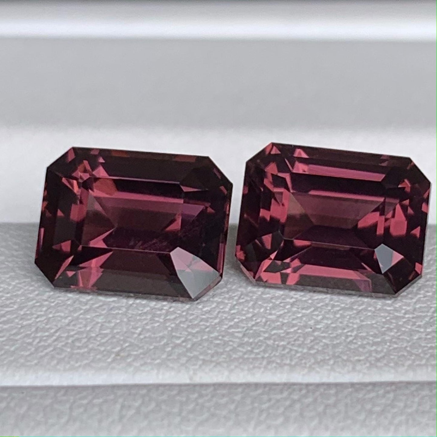 Rare Mahenge Grape Spinel Pair 6.30ct - (H) - Baza Boutique