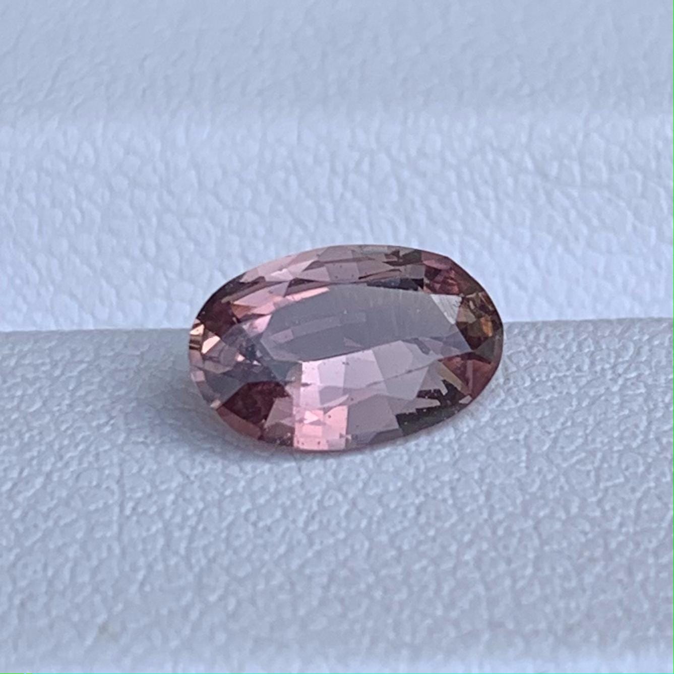 Natural Whiskey Sapphire 1.22ct Heated  Oval Cut Loose Gemstone for Ring or Pendant