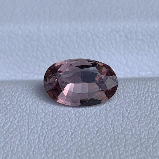 Natural Whiskey Sapphire 1.22ct Heated  Oval Cut Loose Gemstone for Ring or Pendant