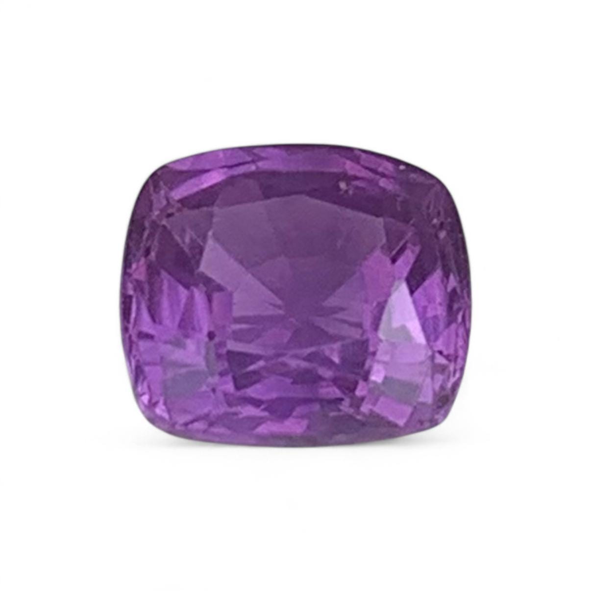 Natural Cushion Cut Violet Sapphire 1.04ct - (UH)