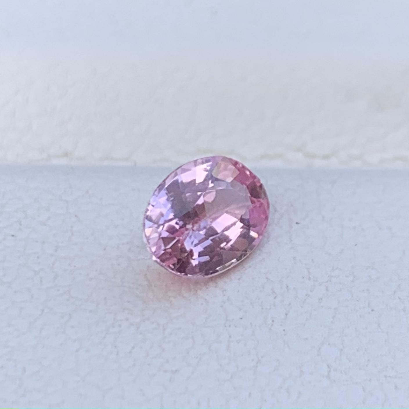 Natural Oval Cut Padparadscha Sapphire 0.71ct - (H)