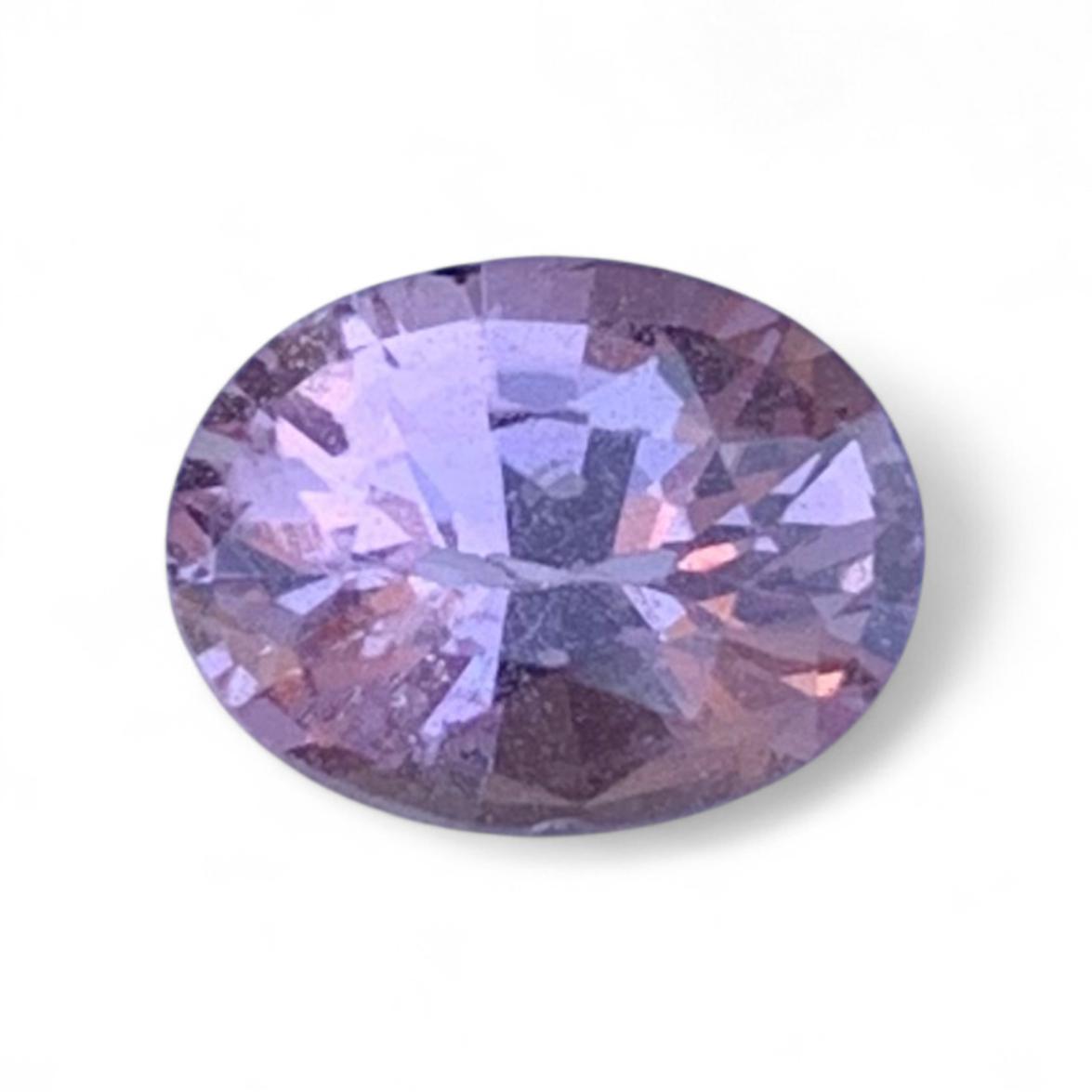 Natural Oval Cut Pinkish Padparadscha Sapphire 1.02ct - (UH)