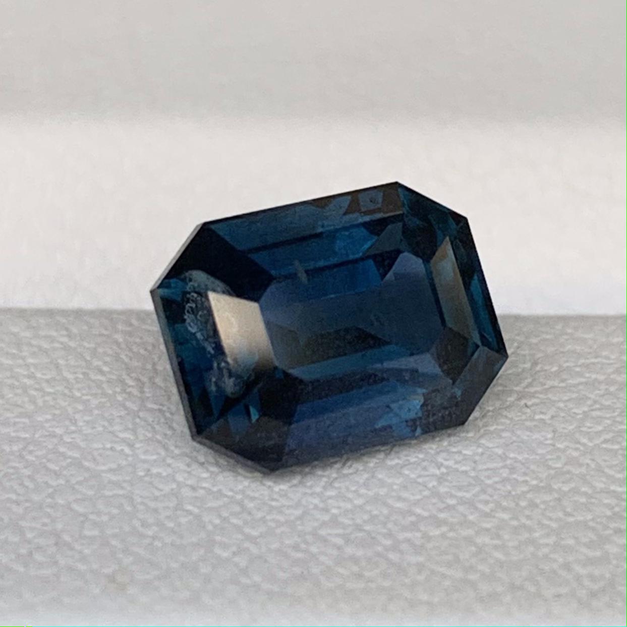 Natural Indigo Blue Sapphire 3.03ct - (UH) - Baza Boutique