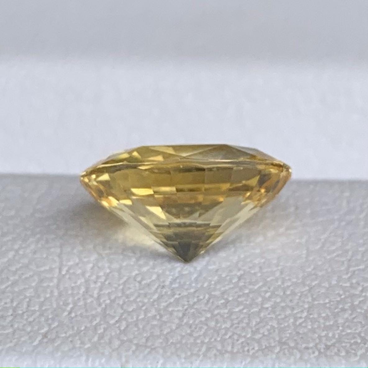 Natural Oval Cut Golden Yellow Sapphire 2.43ct - (H)