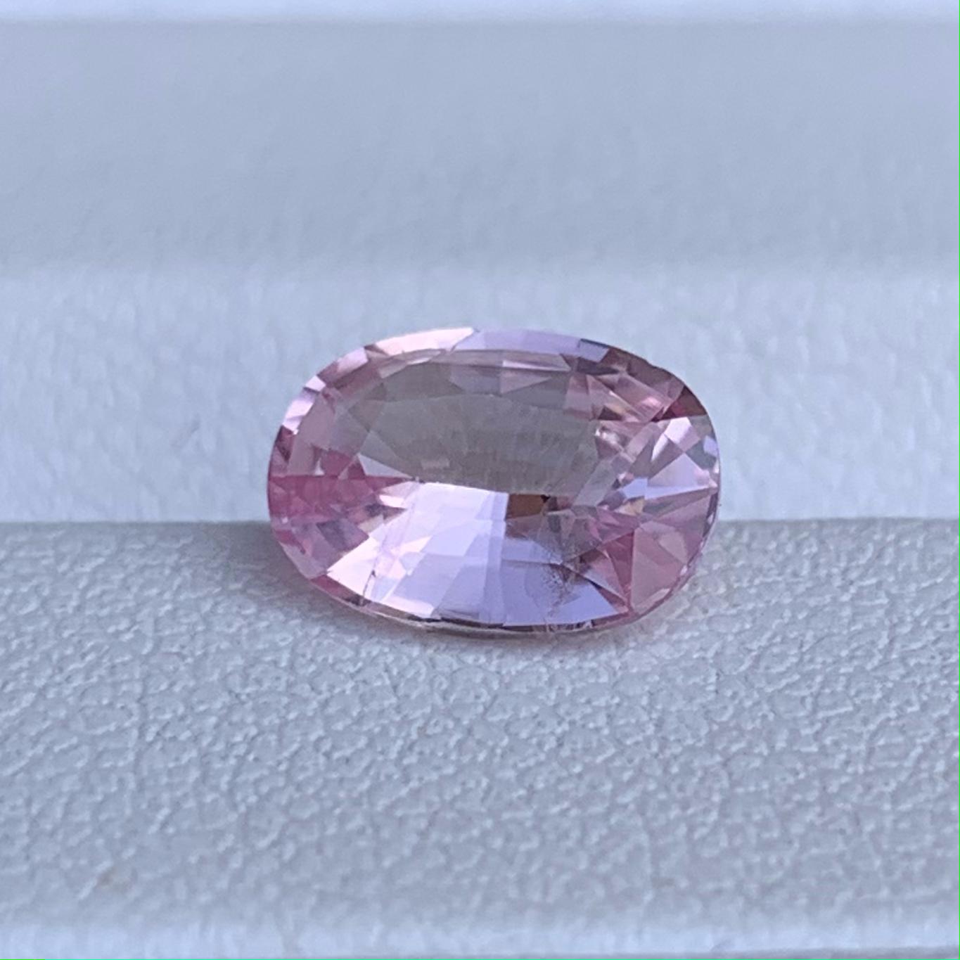 Natural Oval Cut Padparadscha Sapphire 1.74ct - (H)