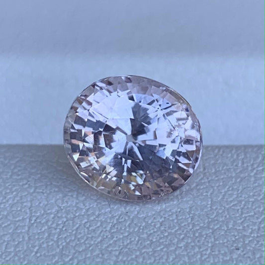 Natural Peach Sapphire 3.16ct - (UH) - Baza Boutique