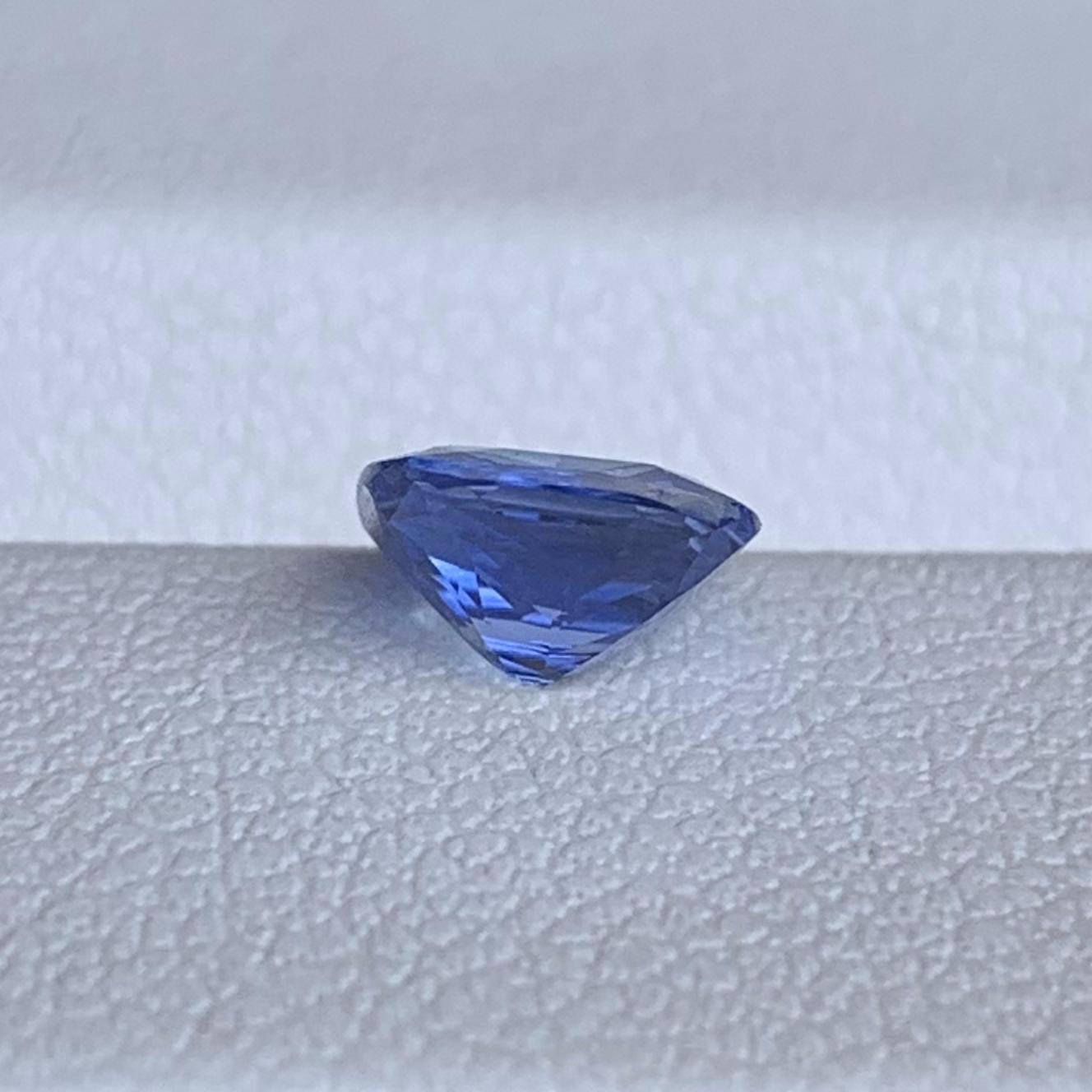 Natural Cushion Cut Blue Sapphire 1.12ct - (UH)