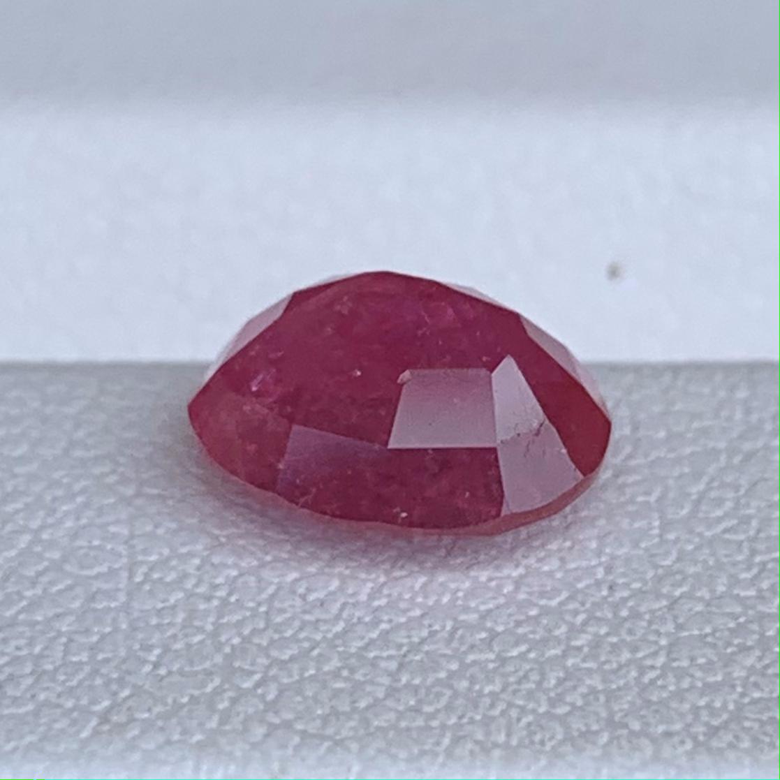 Natural Ruby Oval Cut 2.54ct - (UH) - Baza Boutique