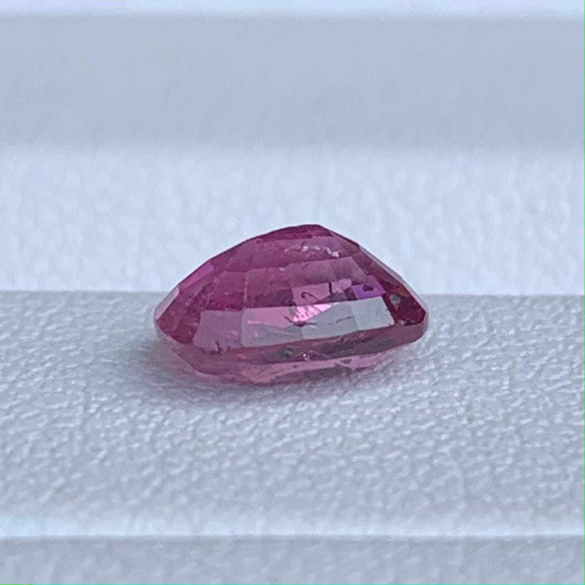 Natural Purplish Red Cushion Cut Ruby 1.25ct - (UH) - Baza Boutique
