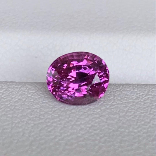 Natural Oval Cut Pink Sapphire 1.27ct - (H)