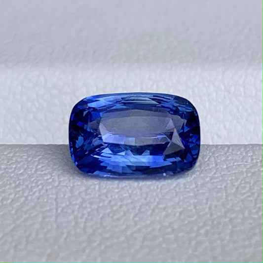 Natural Cushion Cut Cornflower Blue Sapphire 2.14ct - (H)