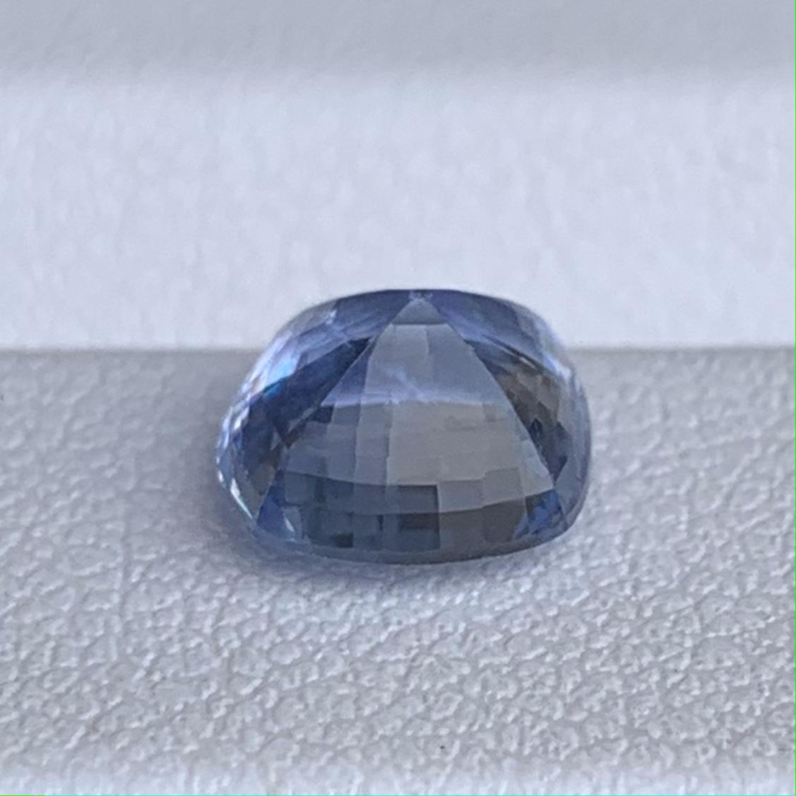 Natural Cushion Cut Light Blue Sapphire 2.19ct - (UH)