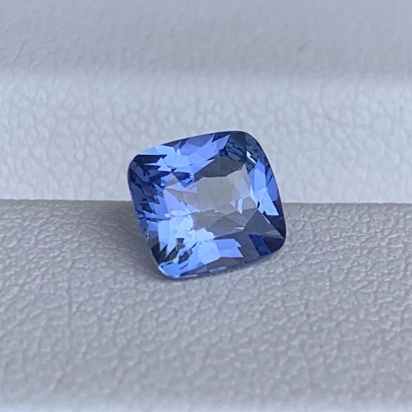 Natural Cushion Cut Blue Sapphire 1.12ct - (UH)