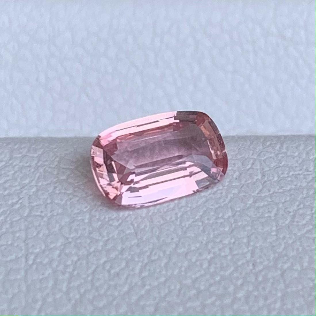 Natural Cushion Cut Padparadscha Sapphire 0.50ct - (UH)
