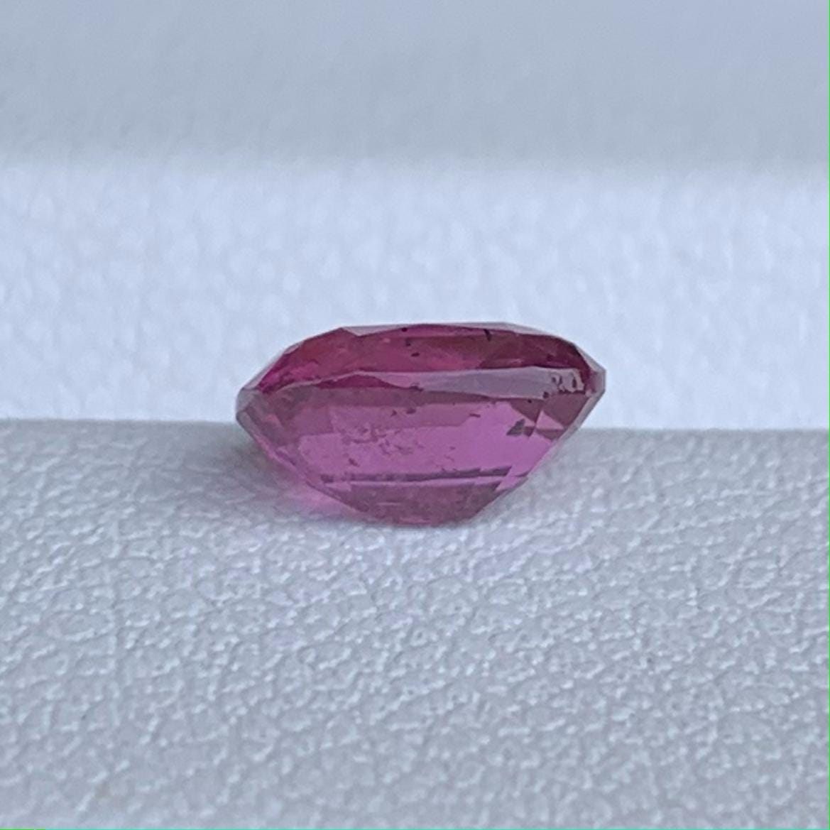 Natural Purplish Red Cushion Cut Ruby 1.25ct - (UH) - Baza Boutique