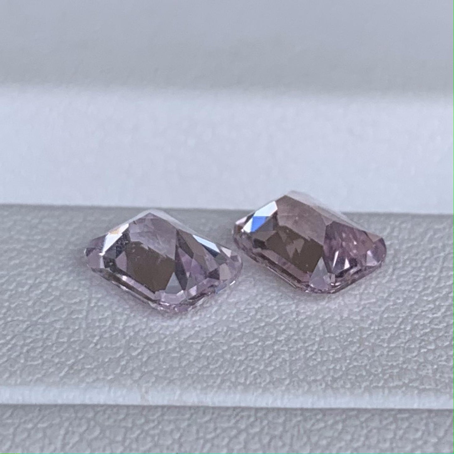 Natural Peach Sapphire Pair 2.25ct- (UH) - Baza Boutique