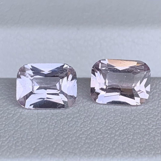 Natural Peach Sapphire Pair 2.25ct- (UH) - Baza Boutique