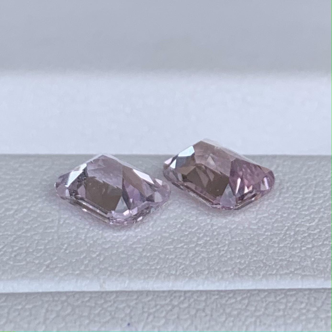Natural Peach Sapphire Pair 2.25ct- (UH) - Baza Boutique