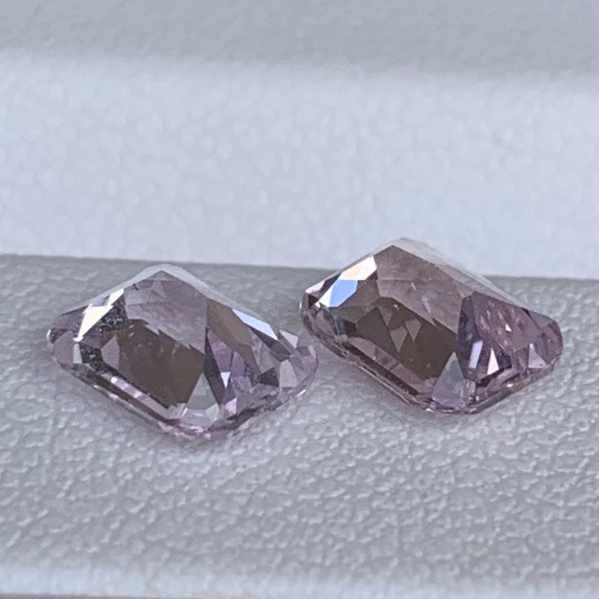 Natural Peach Sapphire Pair 2.25ct- (UH) - Baza Boutique