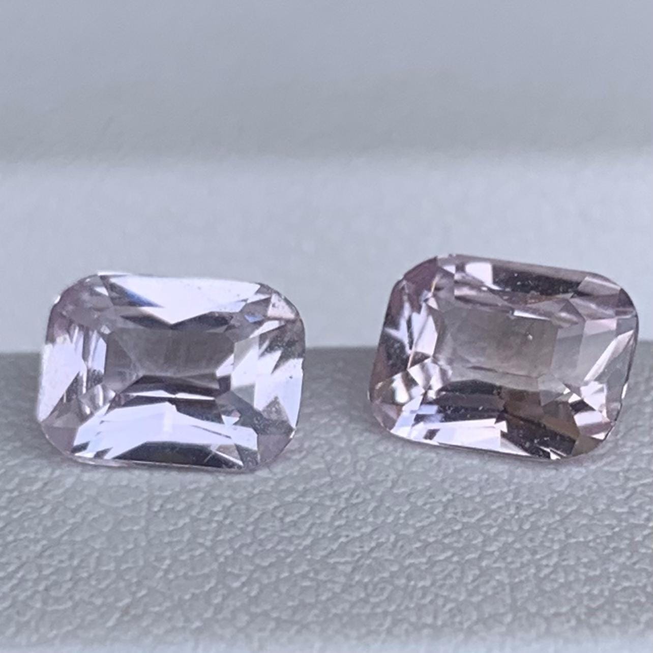 Natural Peach Sapphire Pair 2.25ct- (UH) - Baza Boutique