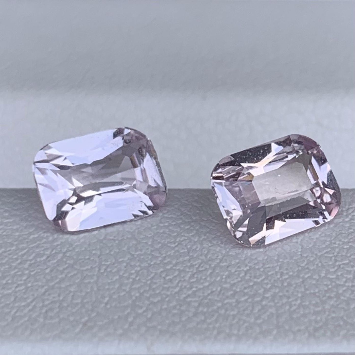 Natural Peach Sapphire Pair 2.25ct- (UH) - Baza Boutique