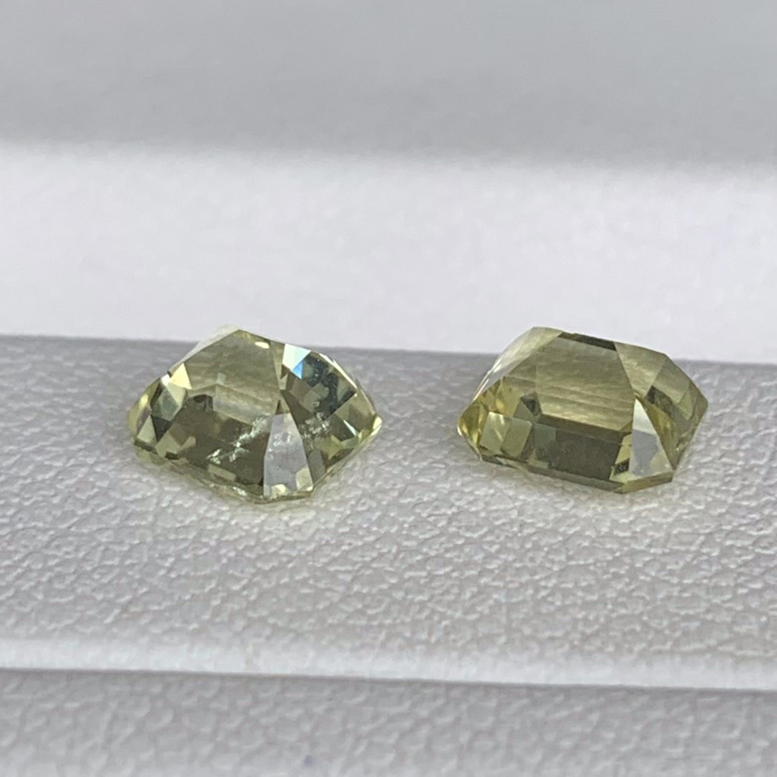 Natural Chrysoberyl Pair 2.28ct - (H) - Baza Boutique