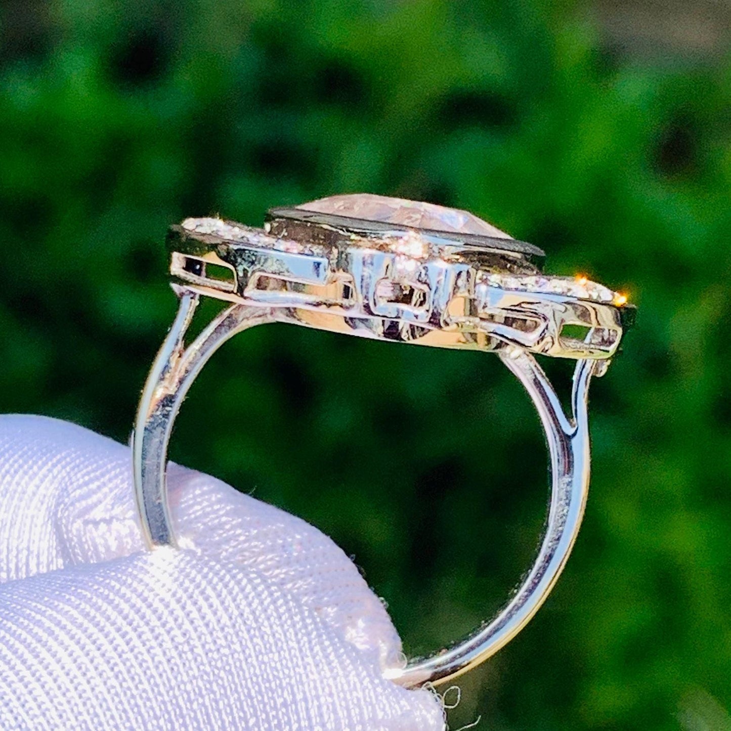 6.60ct Heart Sapphire Ring – 14K Yellow Gold