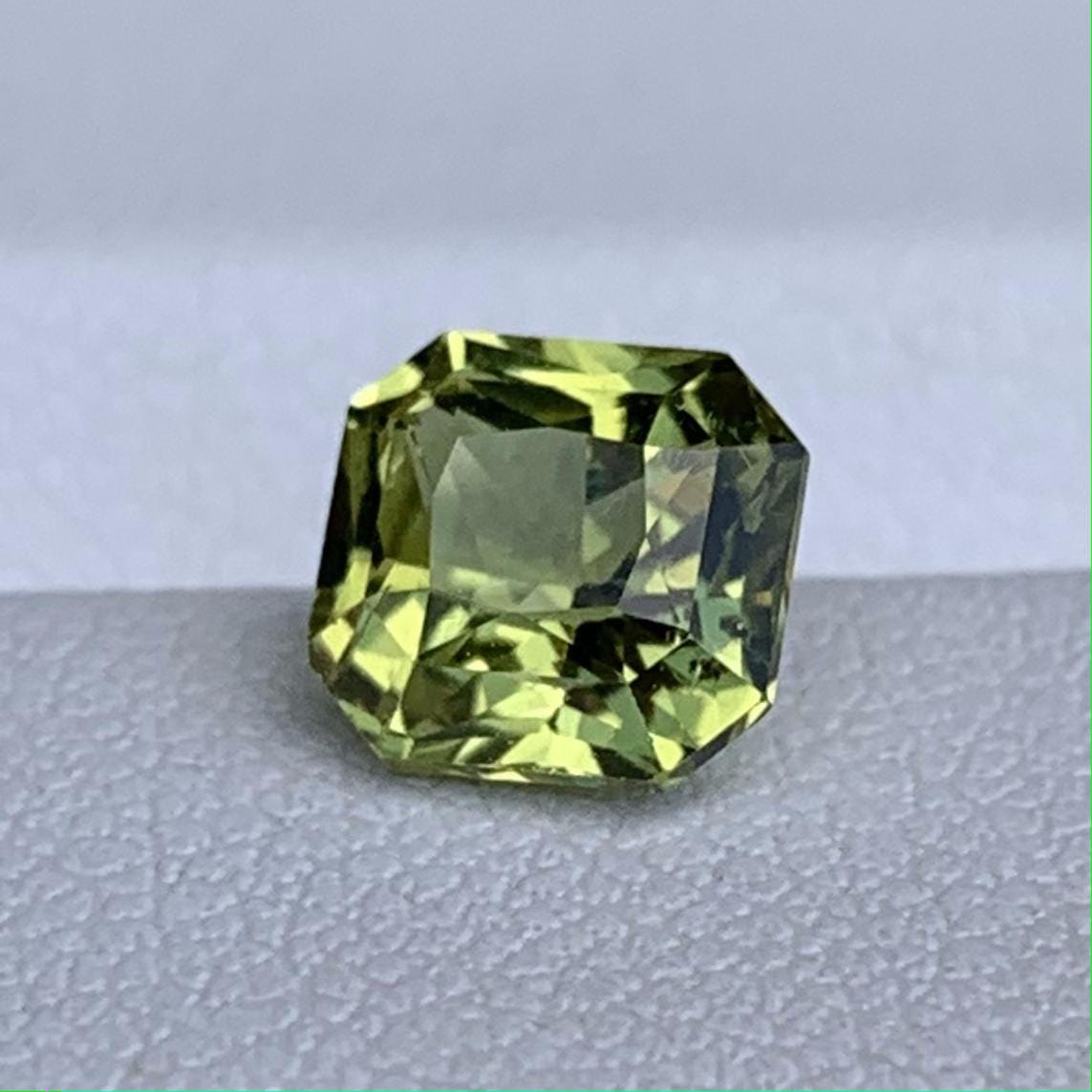 Natural Vanadium Chrysoberyl 1.79ct Unheated  Radiant Cut Loose Gemstone for Ring or Pendant