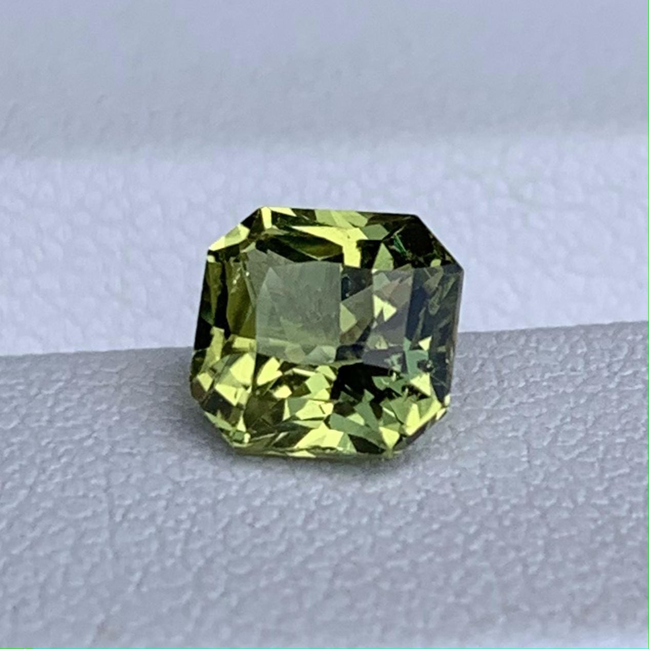 Natural Vanadium Chrysoberyl 1.79ct Unheated  Radiant Cut Loose Gemstone for Ring or Pendant