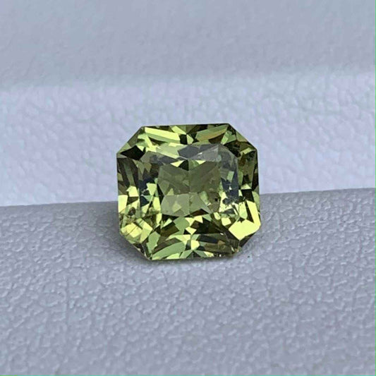 Natural Vanadium Chrysoberyl 1.79ct Unheated  Radiant Cut Loose Gemstone for Ring or Pendant