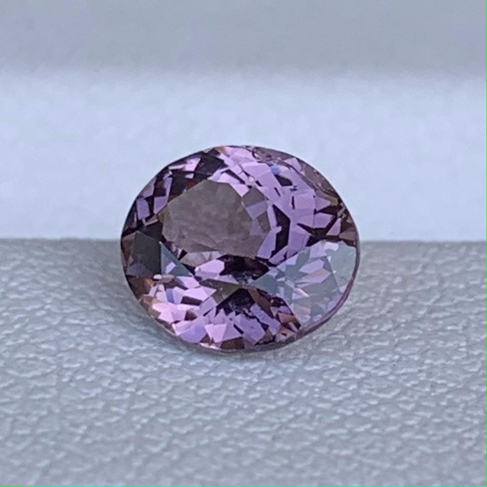 Natural Lavender Spinel 1.01ct  Oval Cut Gemstone with Soft Pastel Hue