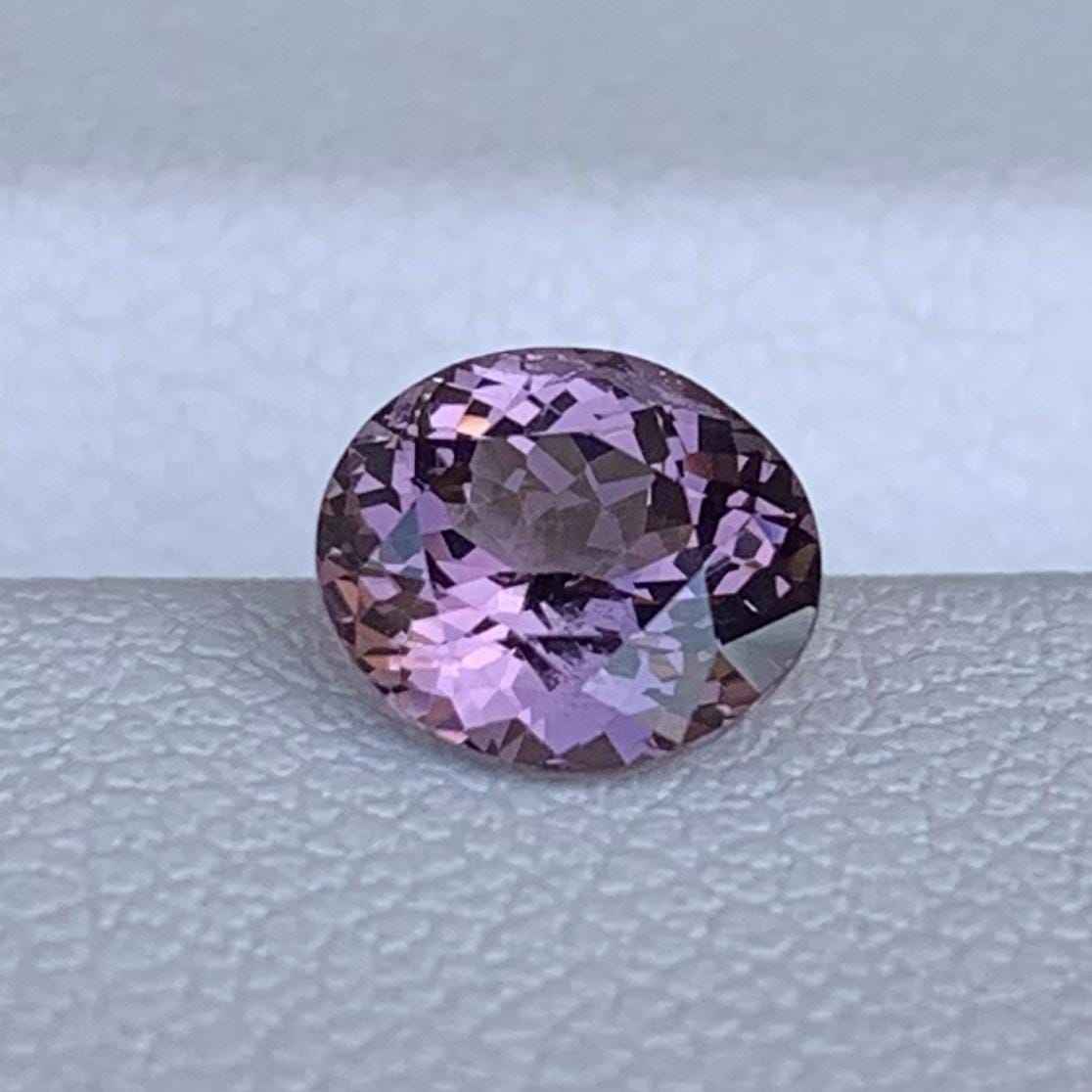 Natural Lavender Spinel 1.01ct  Oval Cut Gemstone with Soft Pastel Hue
