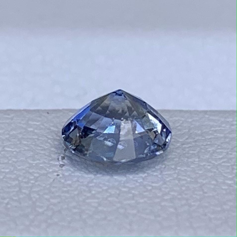 Bluish Bi-Color Sapphire 1.01ct Unheated  Natural Oval Cut Two-Tone Sapphire Gemstone